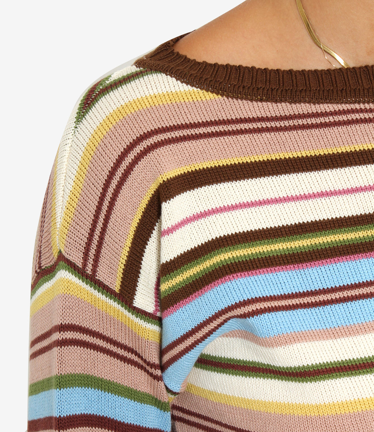 Max Mara Weekend | Maglia Zinnia Marrone Celeste