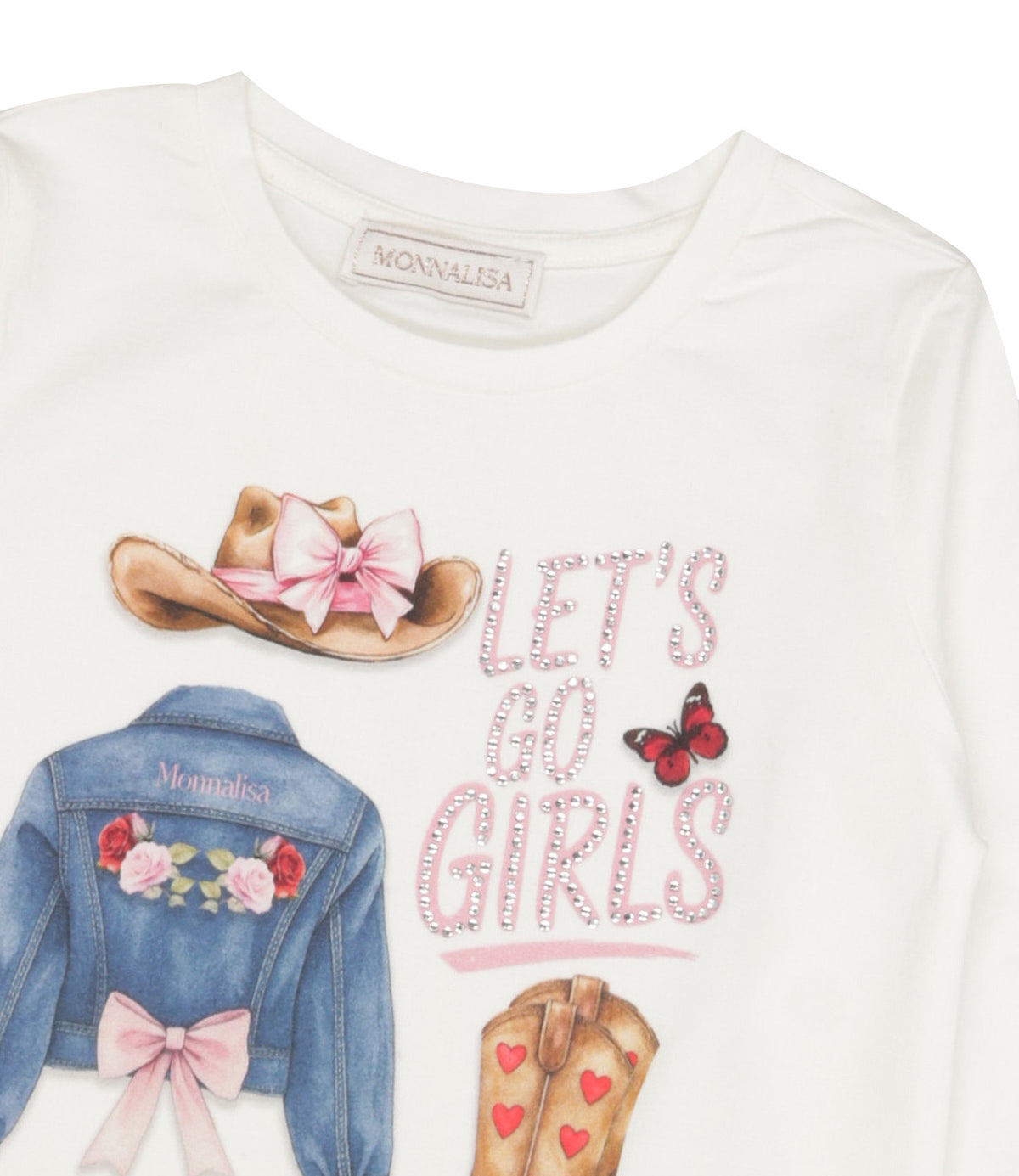 Monnalisa | T-Shirt Panna