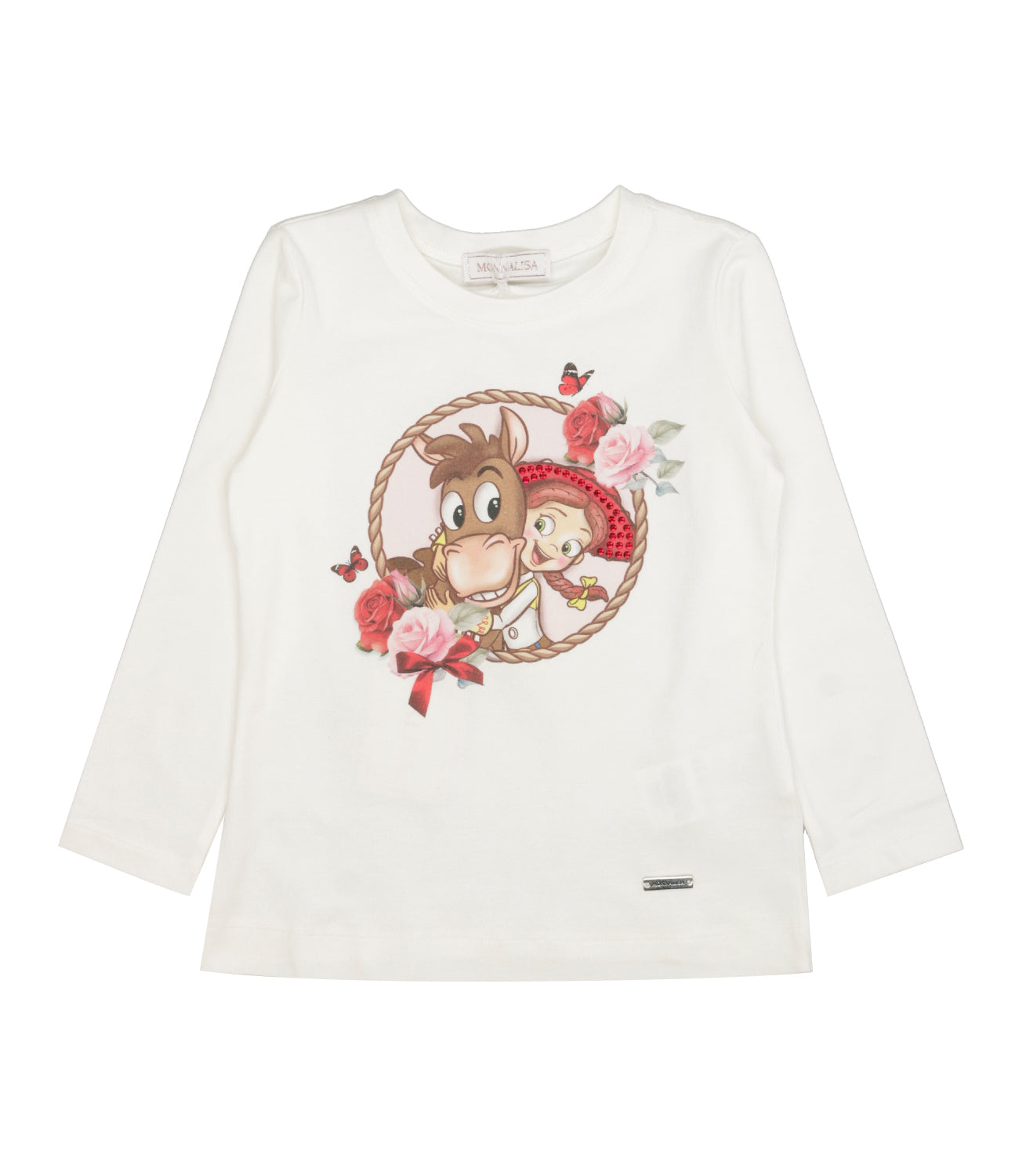 Monnalisa | T-Shirt Panna
