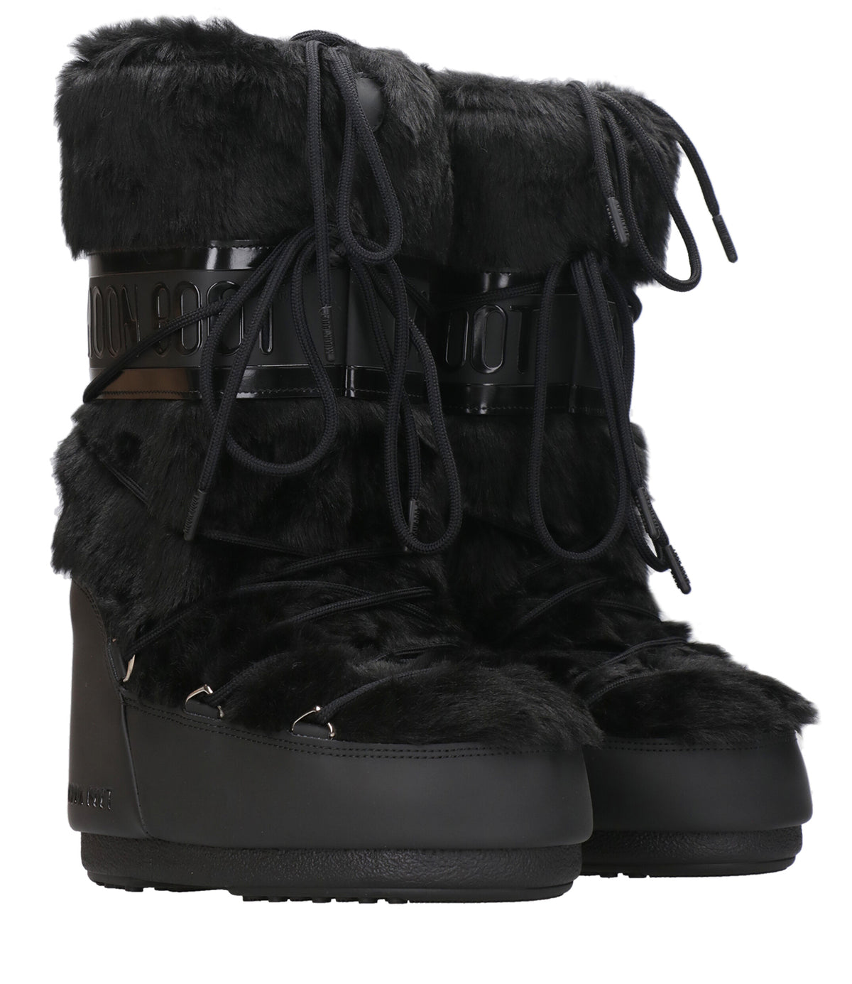 Moon Boot | Stivale MB Icon Faux Fur Nero