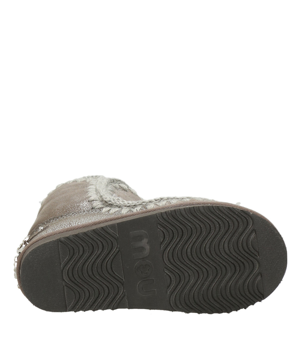 Mou | Tronchetto Eskimo 24 Rhinestones Logo Grigio medio