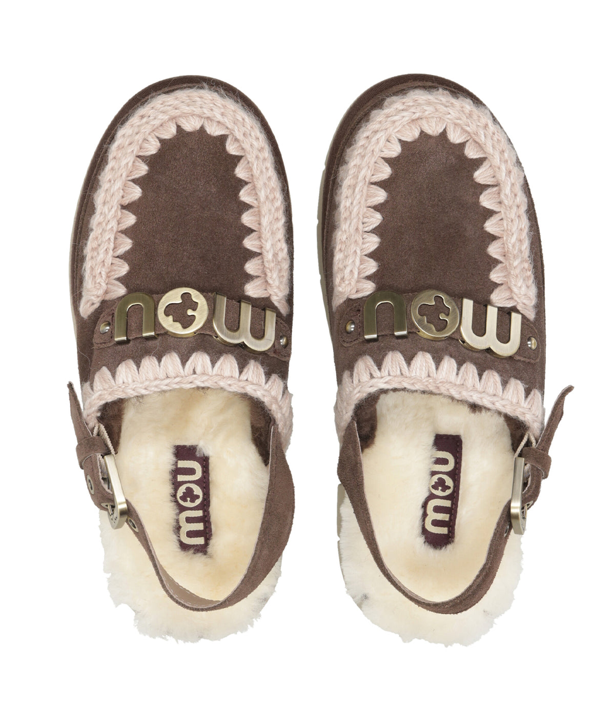 Mou | Sabot Bounce Clog Back Strap Moka