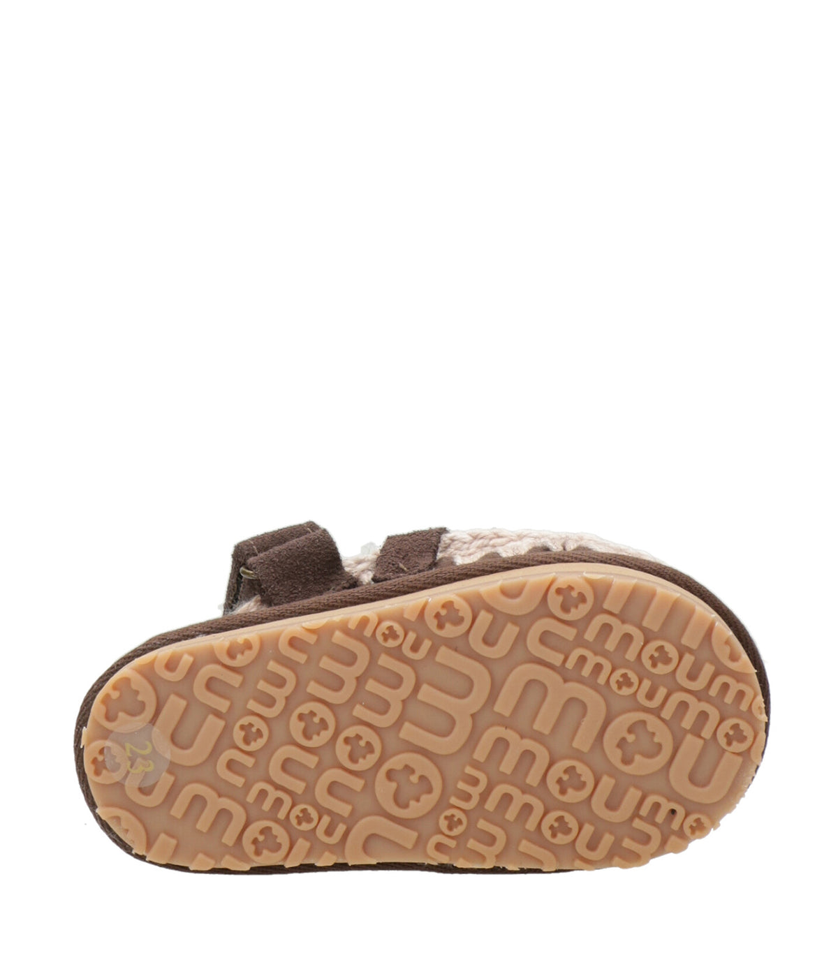 Mou Kids | Sabot Slipper With Back Strap Moka