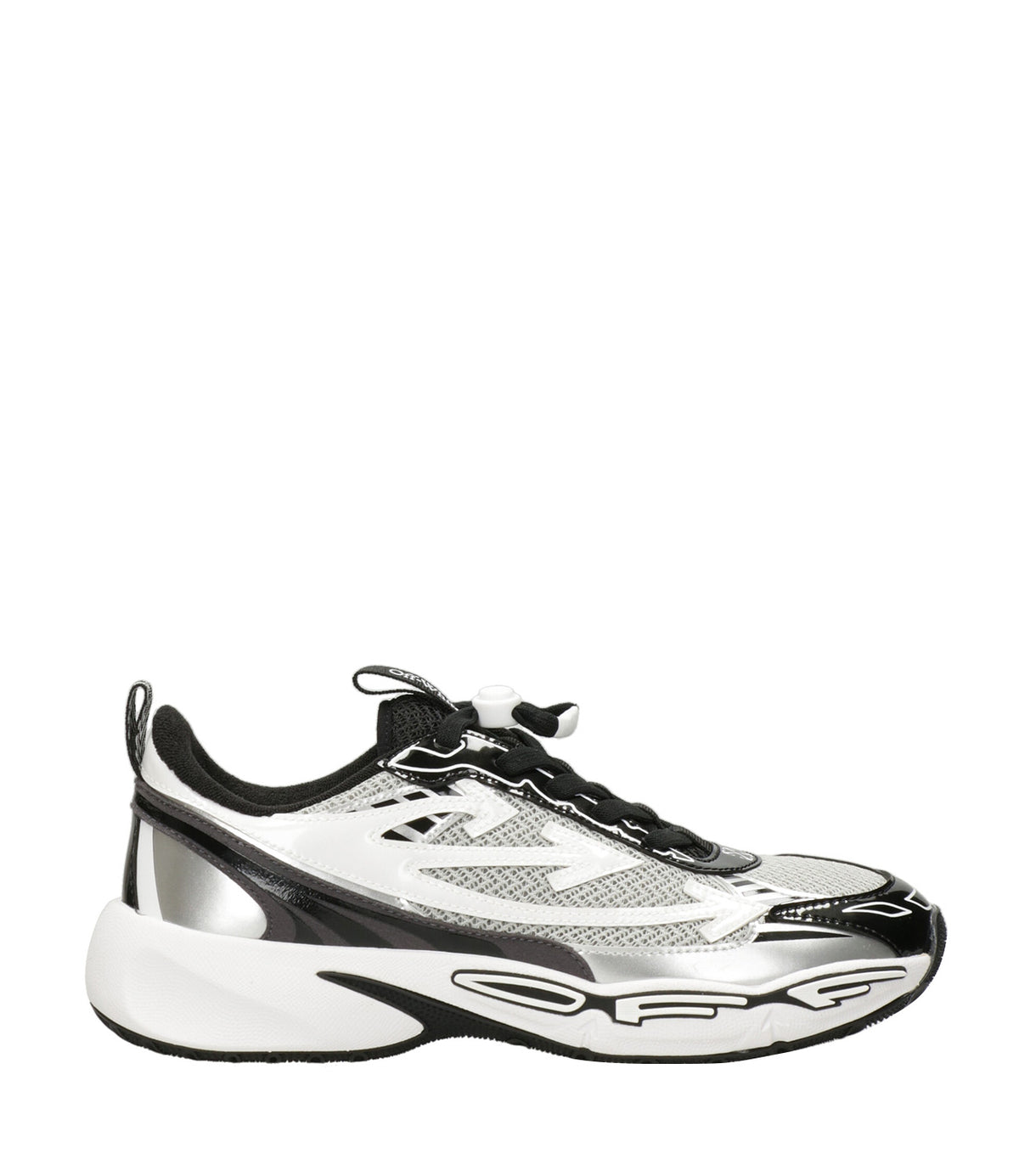 Off White Kids | Sneakers Be Right Back Grigio Nero