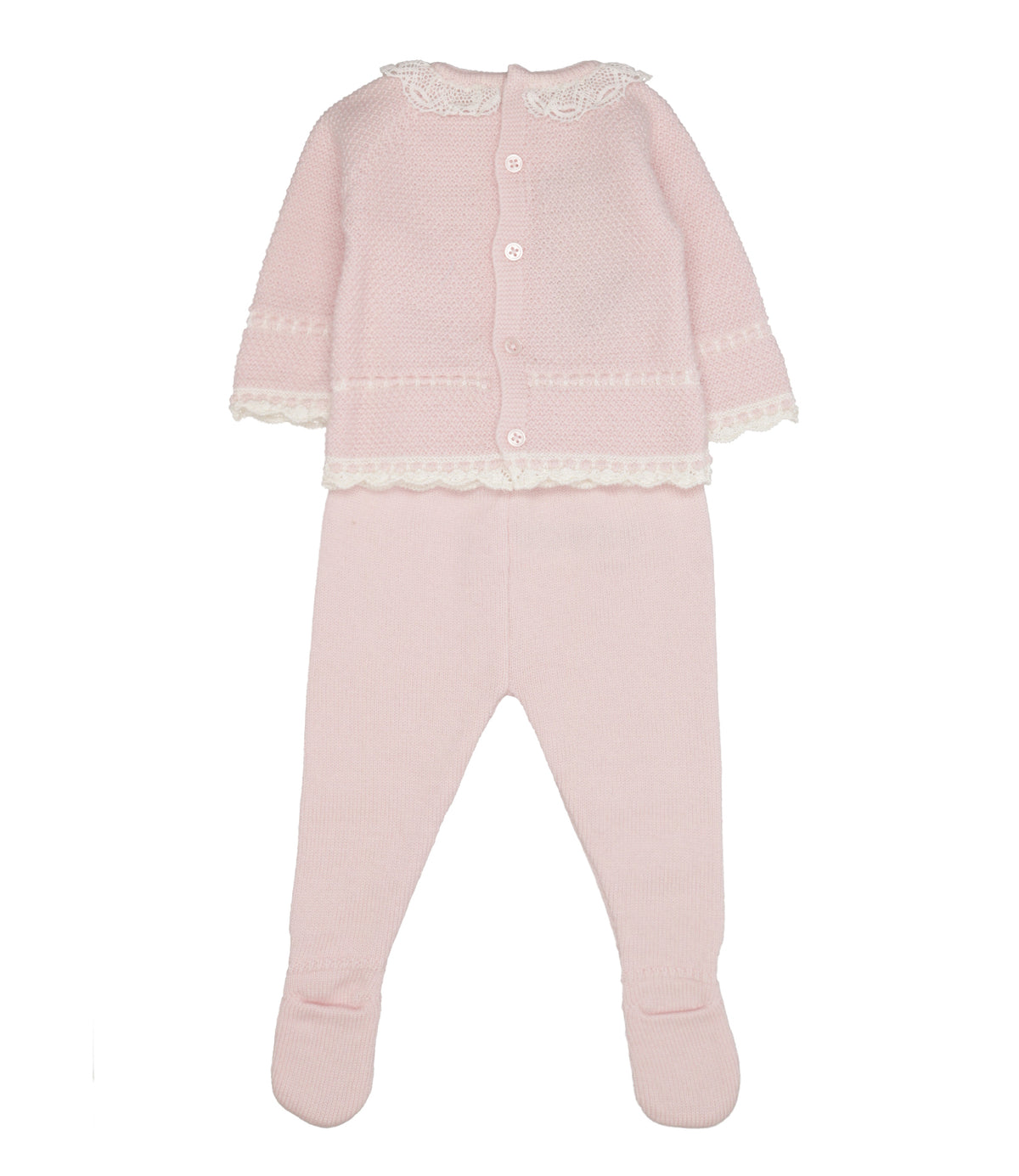 Paz Rodriguez | Set Maglia Leggings Fogar Rosa Crema