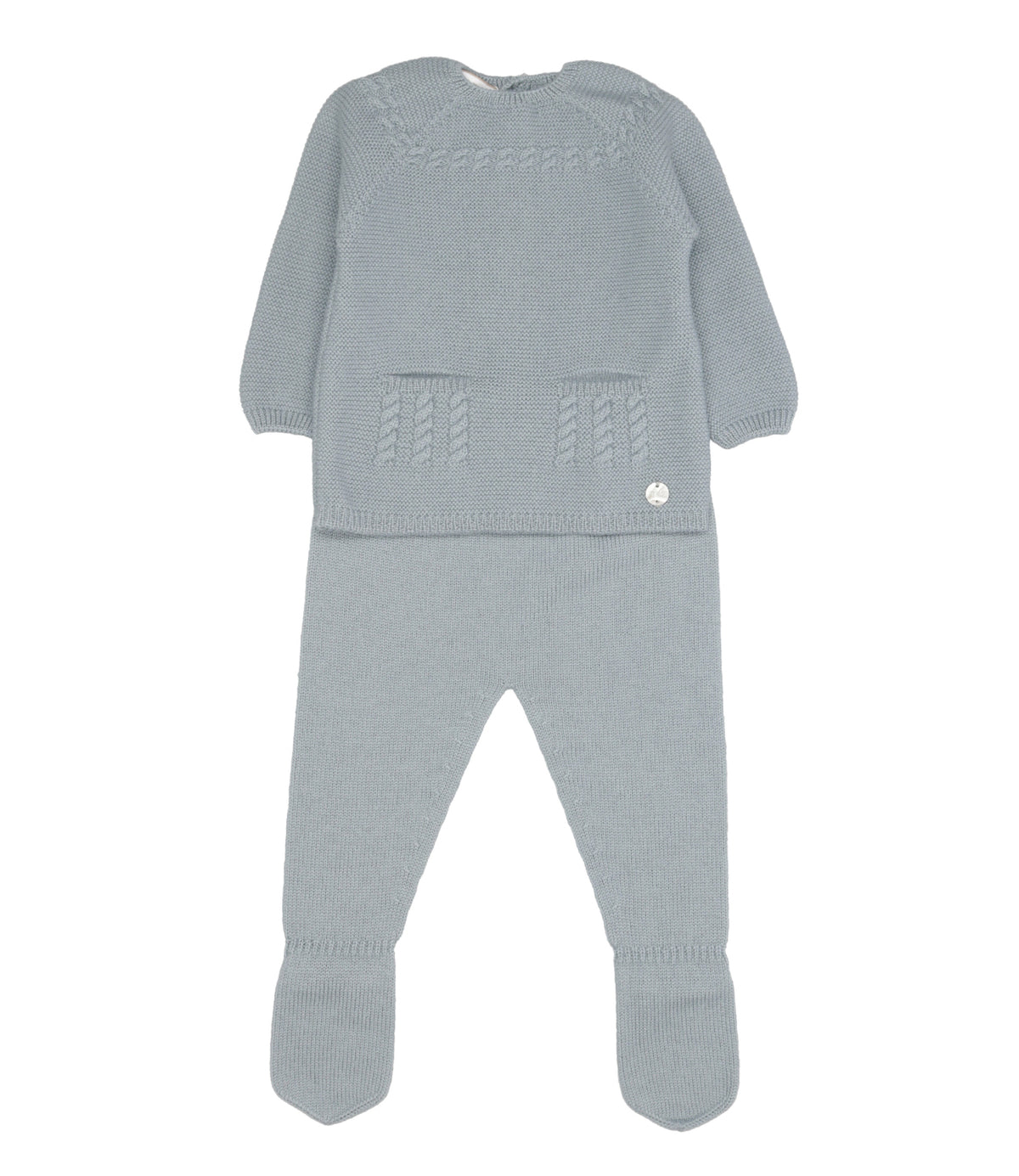 Paz Rodriguez | Set Maglia Leggings Azzurro