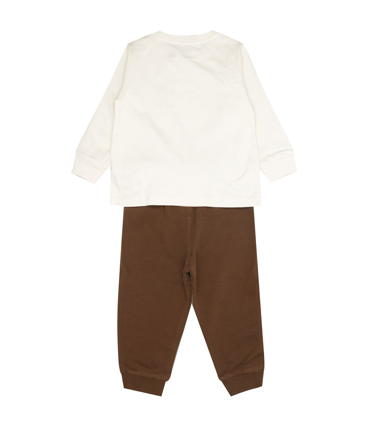 Ralph Lauren Childrenswear | Set Felpa Pantalone Crema Marrone