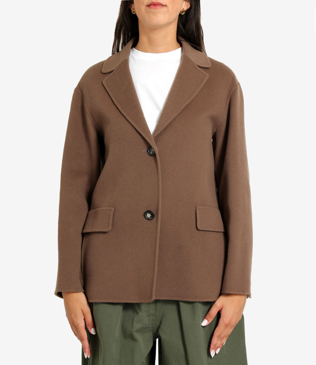 S Max Mara | Giacca Elfi Fango