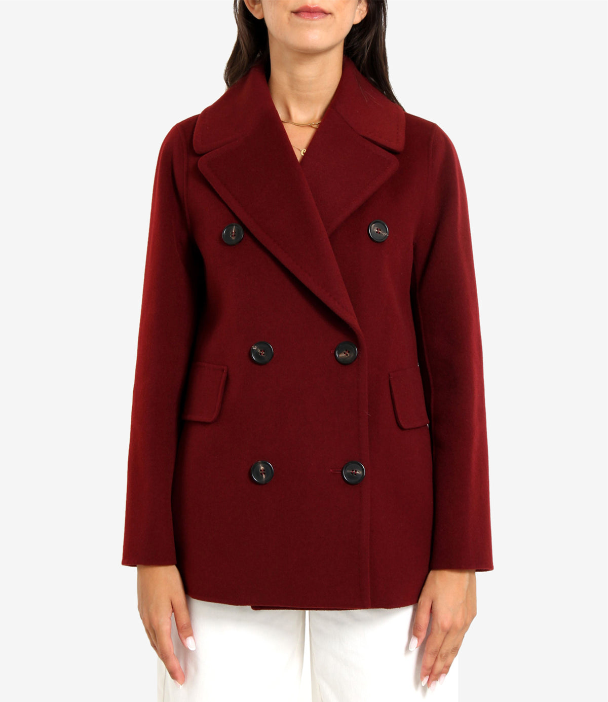 S Max Mara | Caban Camilla Bordeaux
