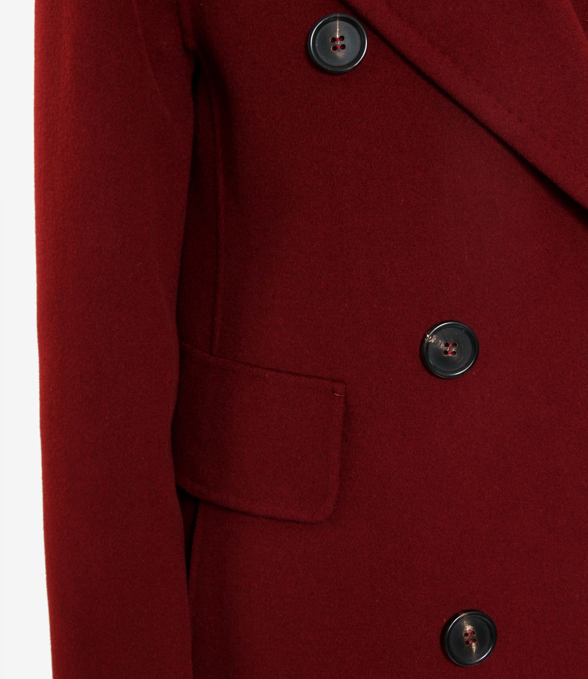 S Max Mara | Caban Camilla Bordeaux