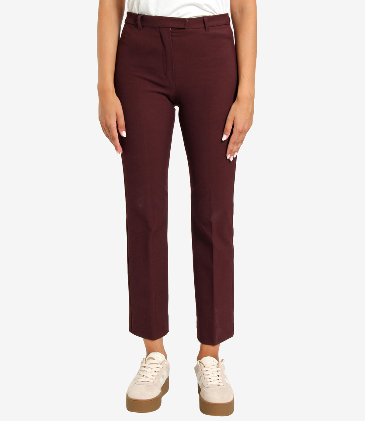 S Max Mara | Pantalone Umanita Bordeaux