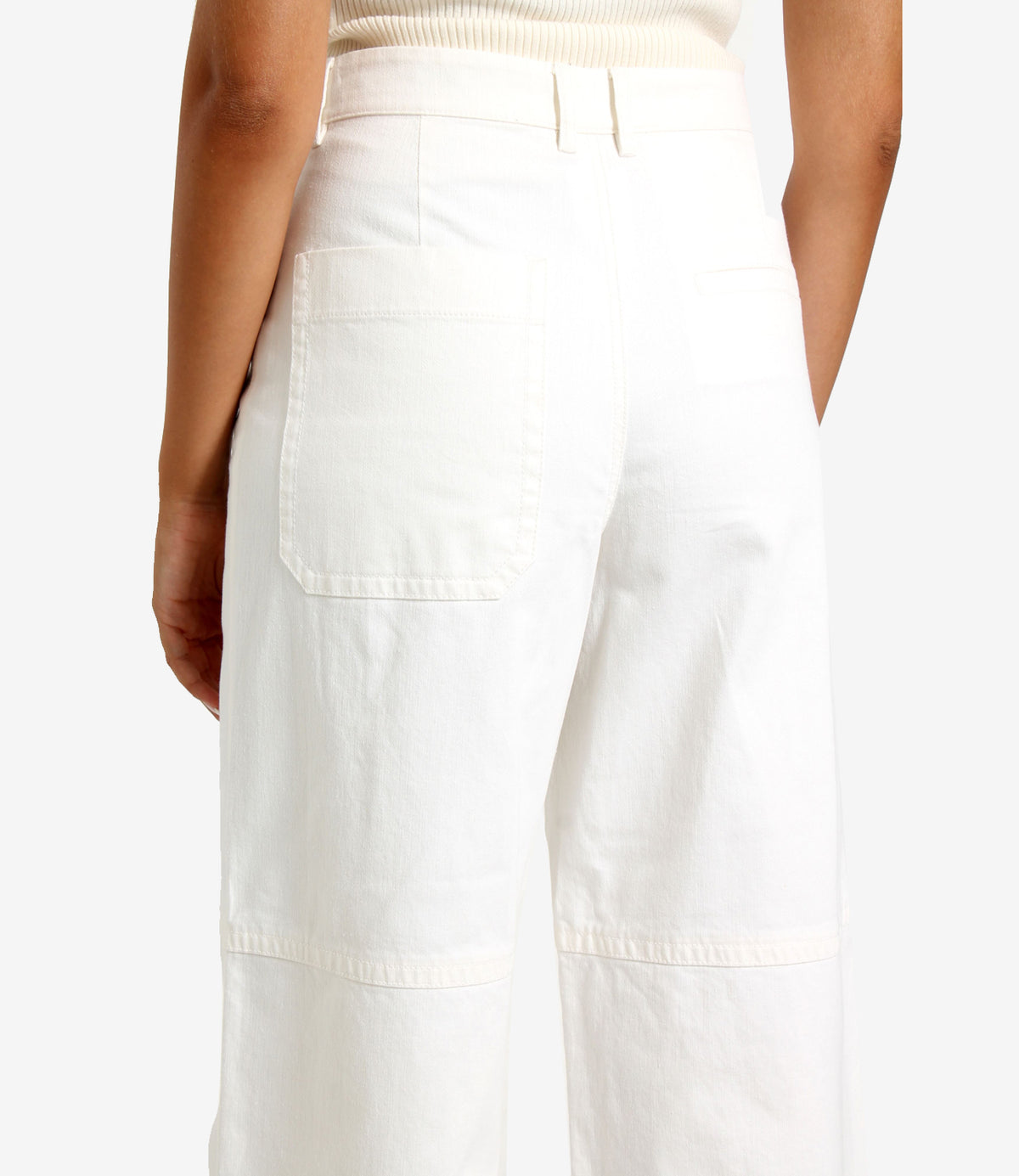 S Max Mara | Pantalone Ellisse Bianco