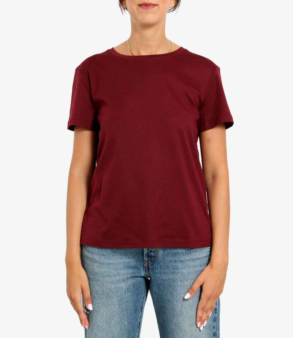 S Max Mara | T-Shirt Segale Rosso scuro