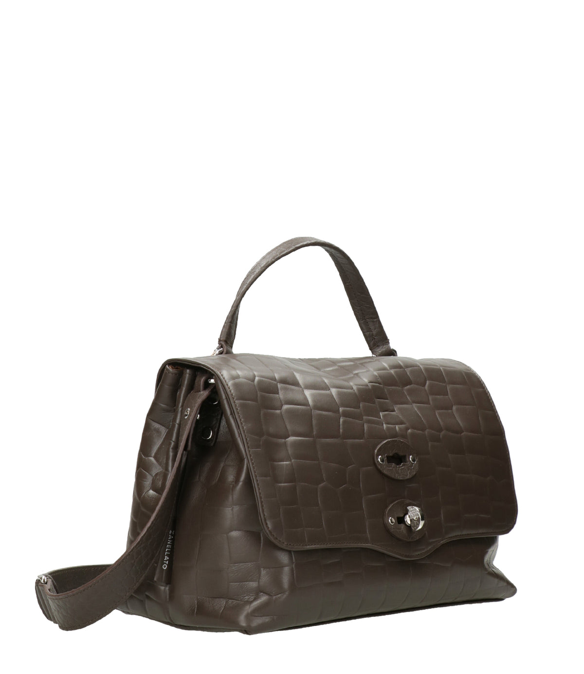 Zanellato | Borsa a Tracolla Postina® S Foulard 70 Espresso