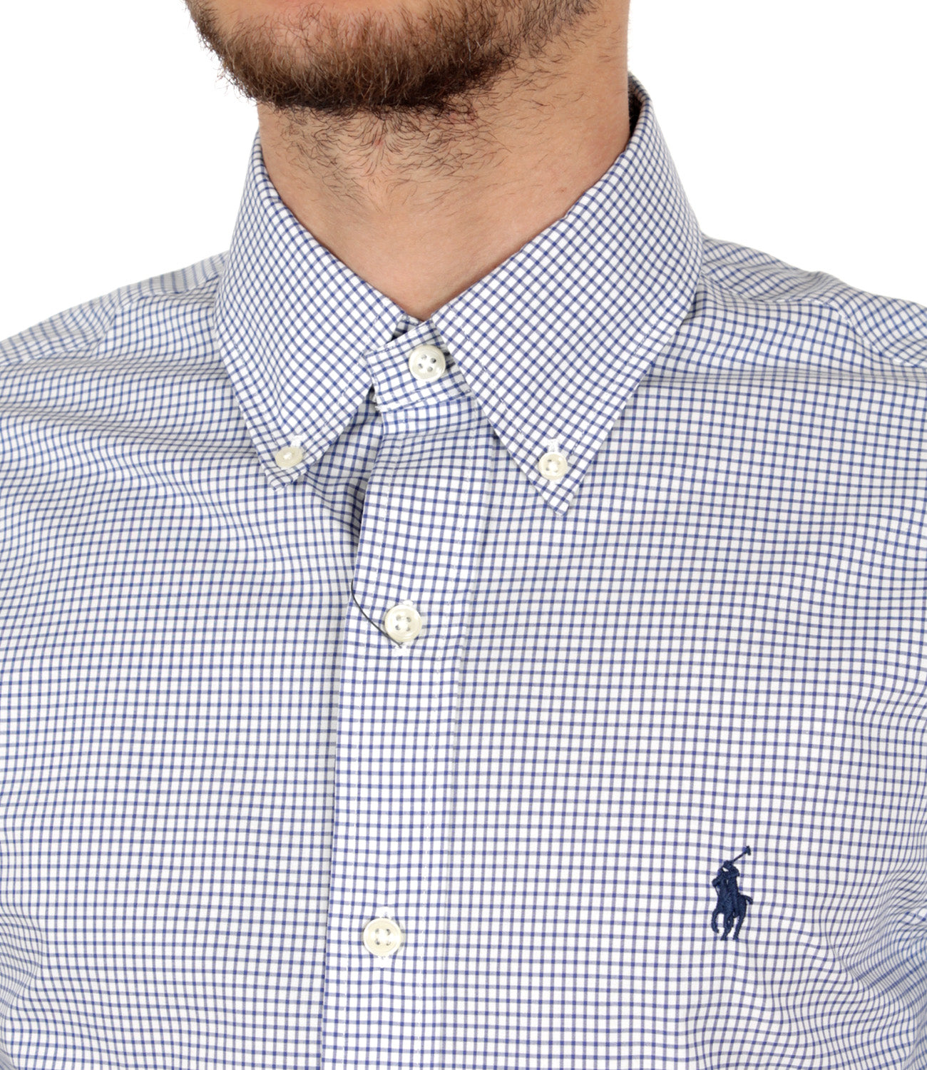Camicia in popeline a quadri