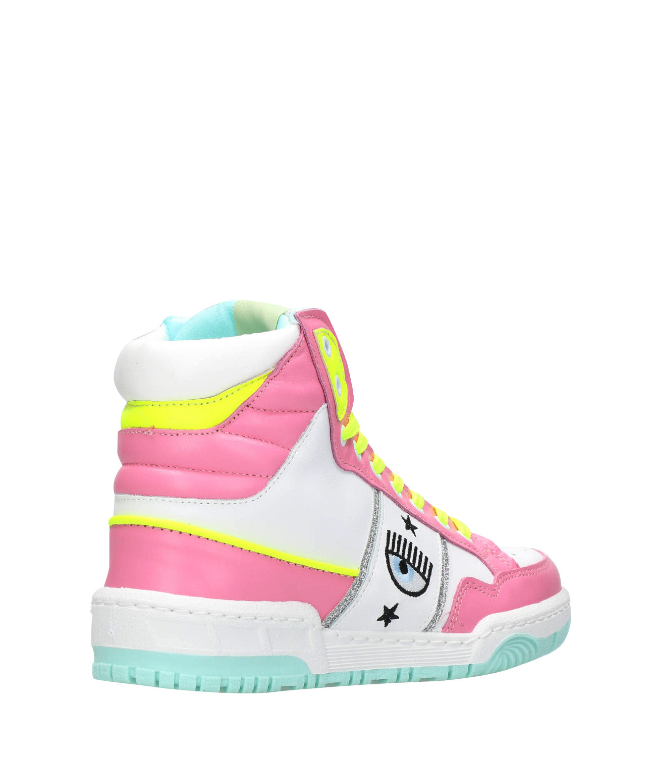 Chiara Ferragni | Sneakers CF-1 High Bianca e Rosa