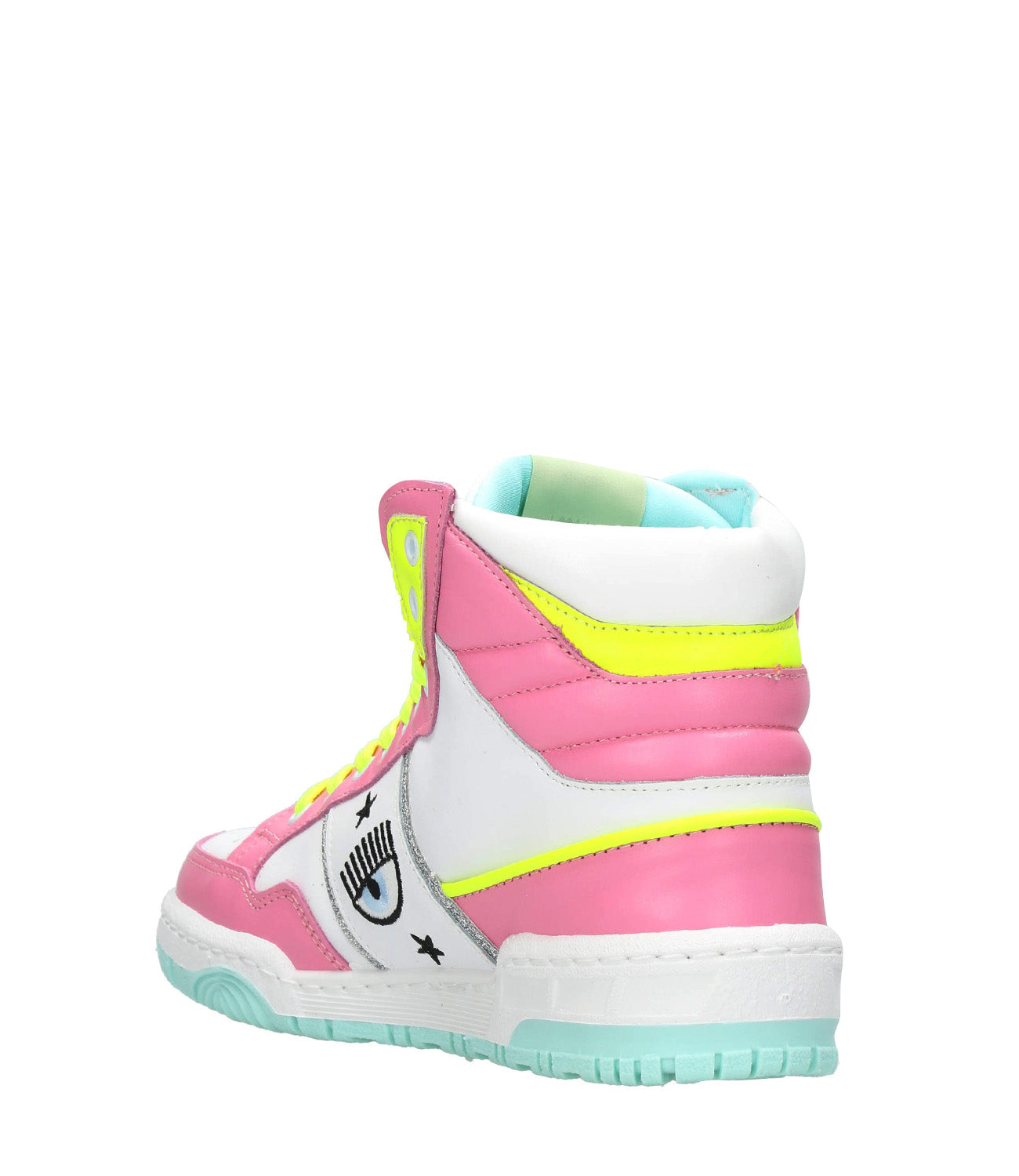 Chiara Ferragni | Sneakers CF-1 High Bianca e Rosa