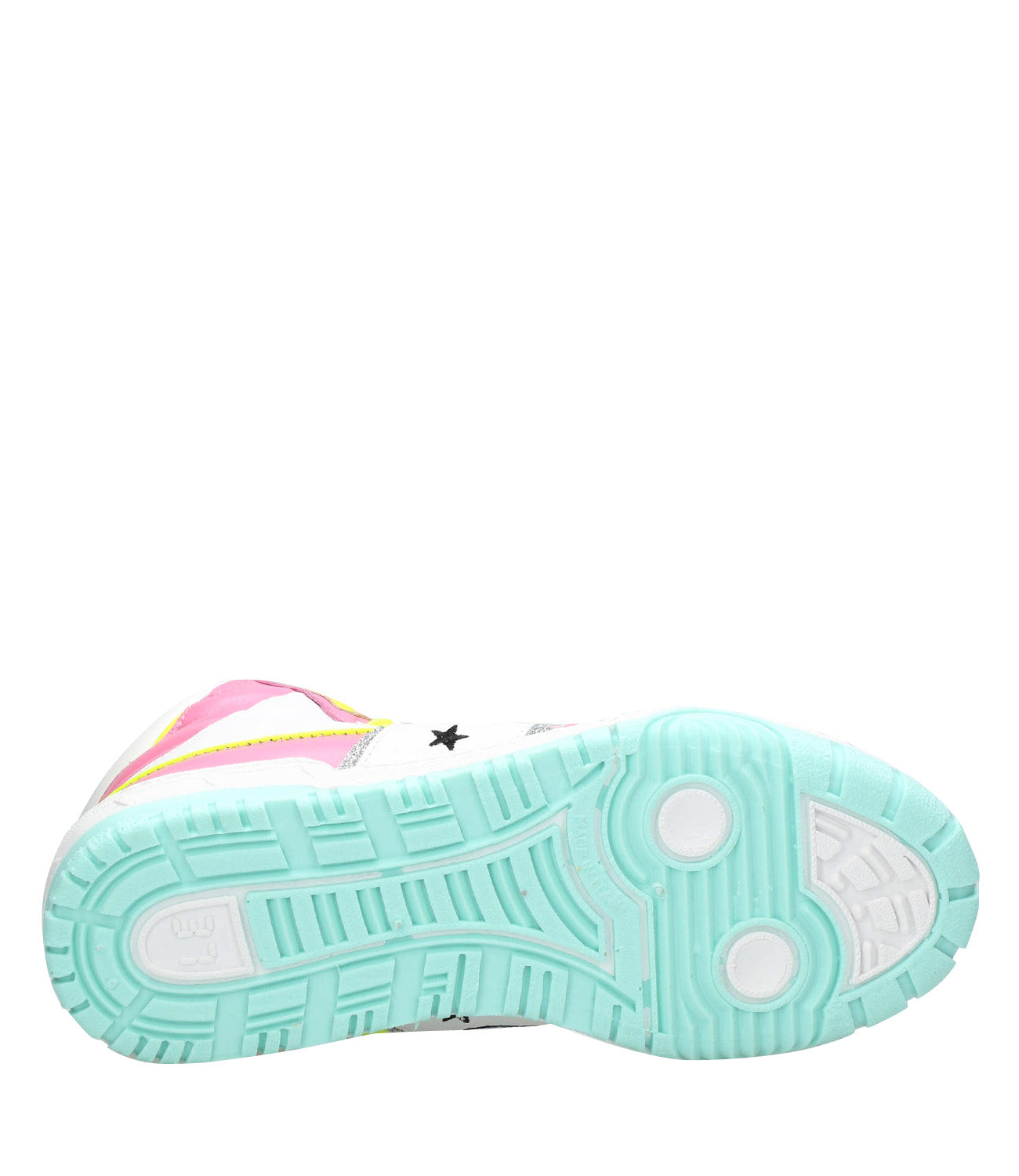 Chiara Ferragni | Sneakers CF-1 High Bianca e Rosa