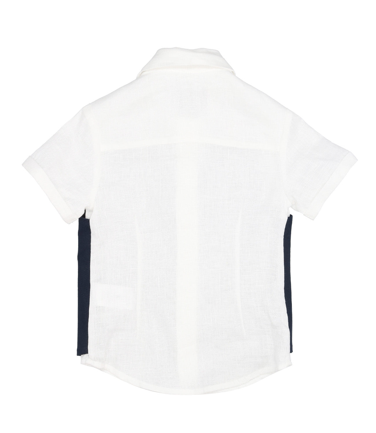 Fay Junior | White and Blue Shirt