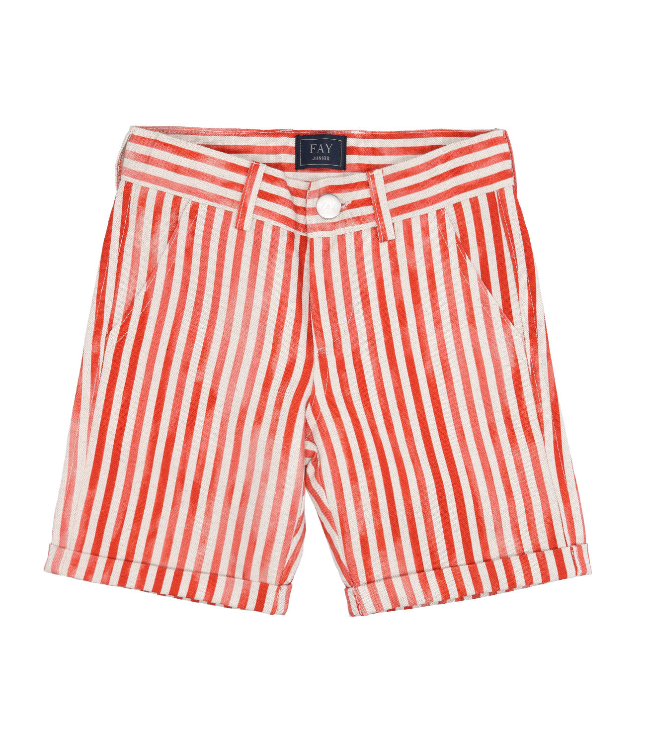 Fay Junior | Bermuda White and Red