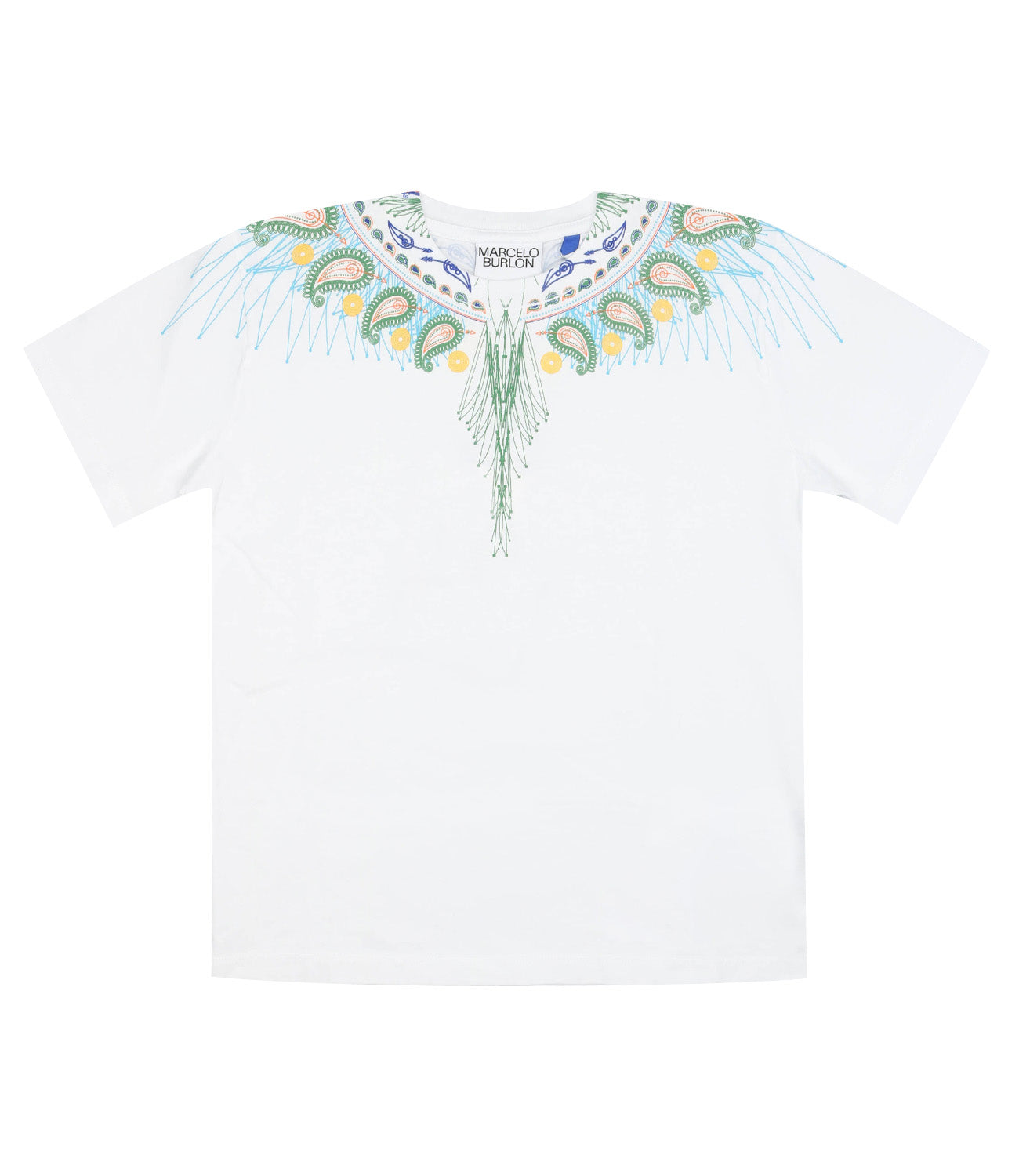 Marcelo Burlon Kids | T-Shirt White and Green