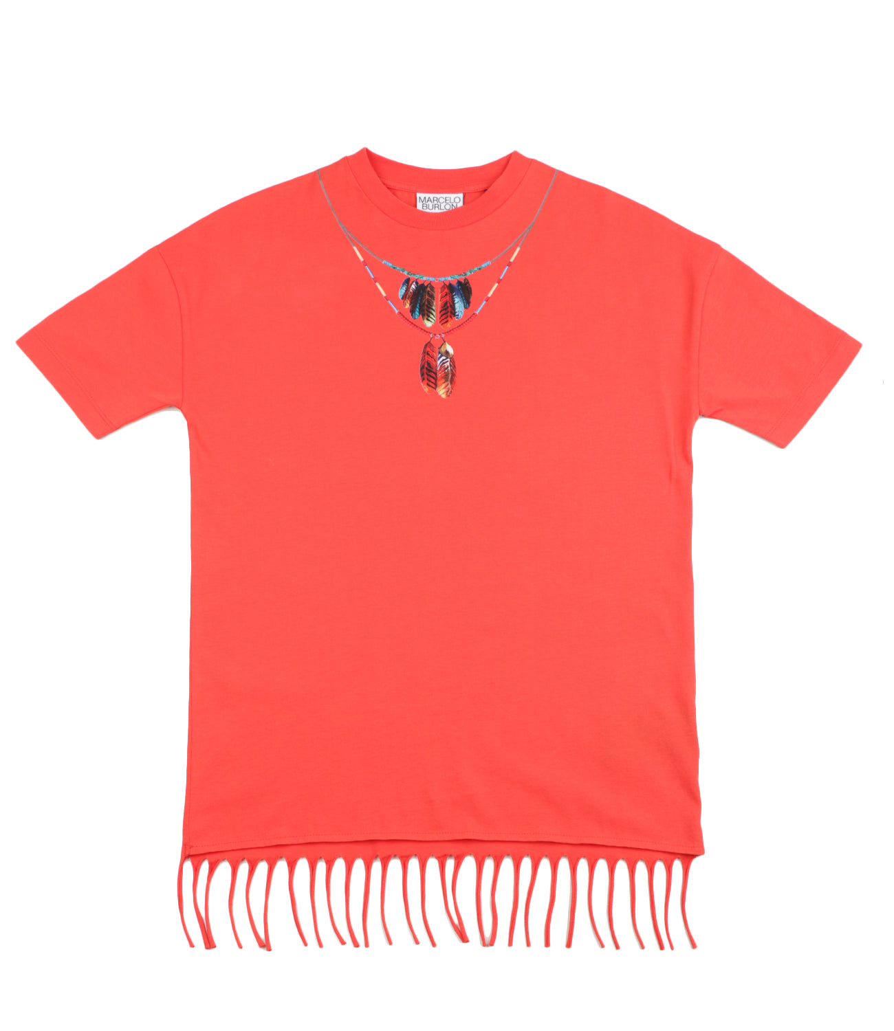 Marcelo Burlon Kids | Red and Multicolor Dress