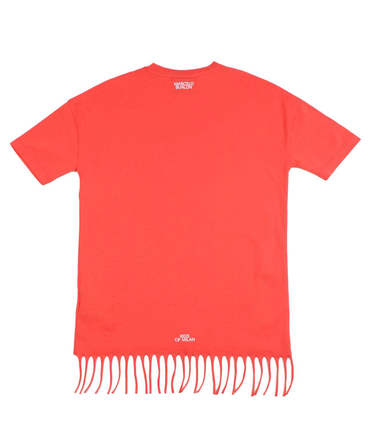 Marcelo Burlon Kids | Red and Multicolor Dress