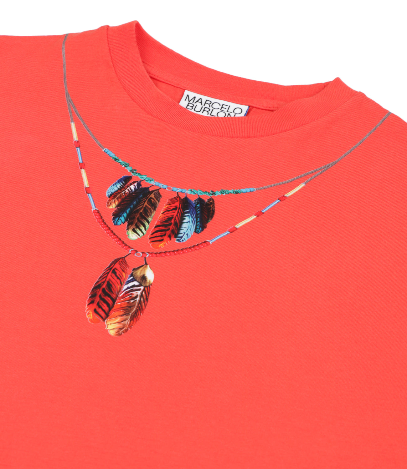 Marcelo Burlon Kids | Red and Multicolor Dress
