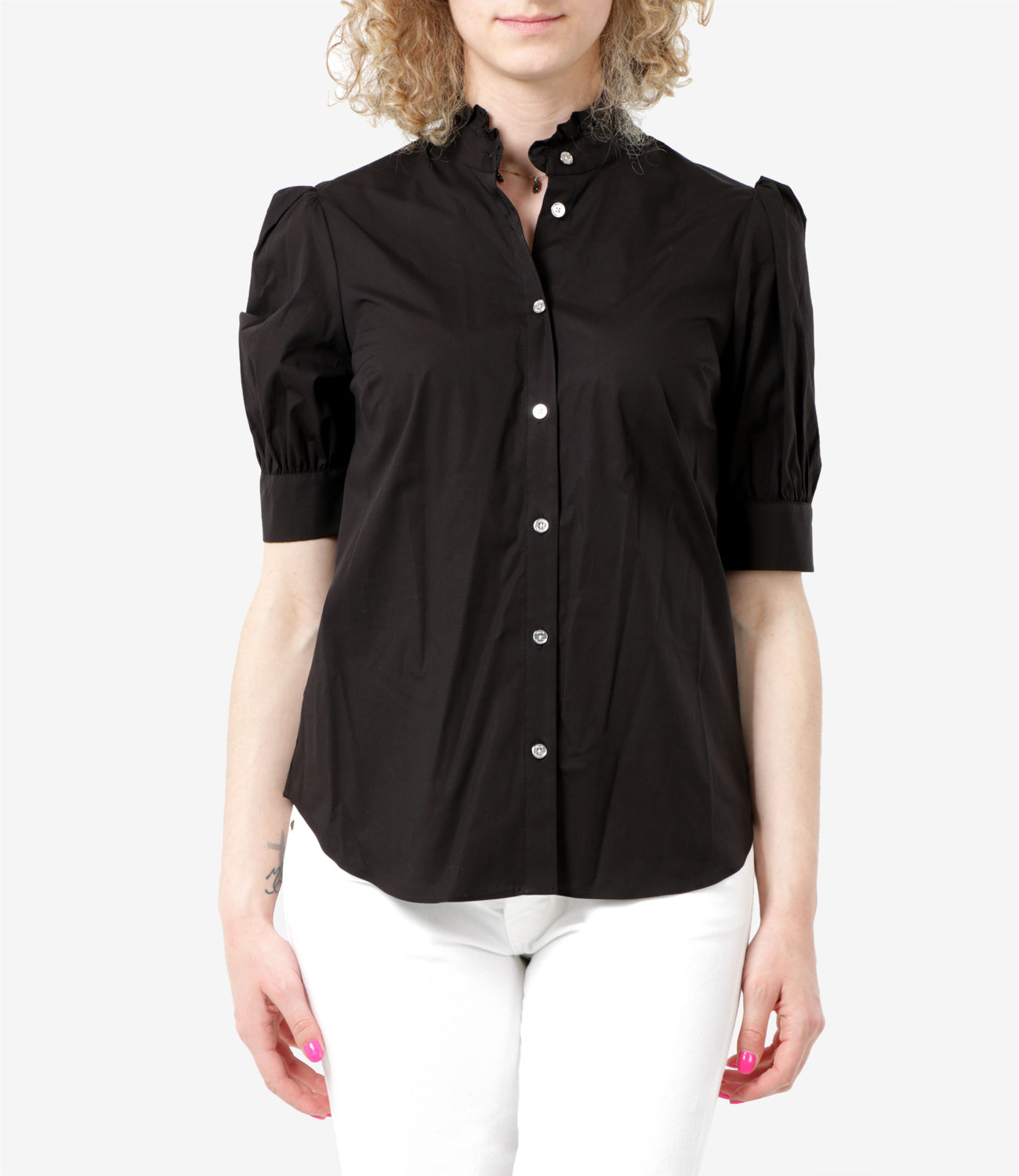 Michael Michael Kors | Blusa Ctn Short Puff Nero