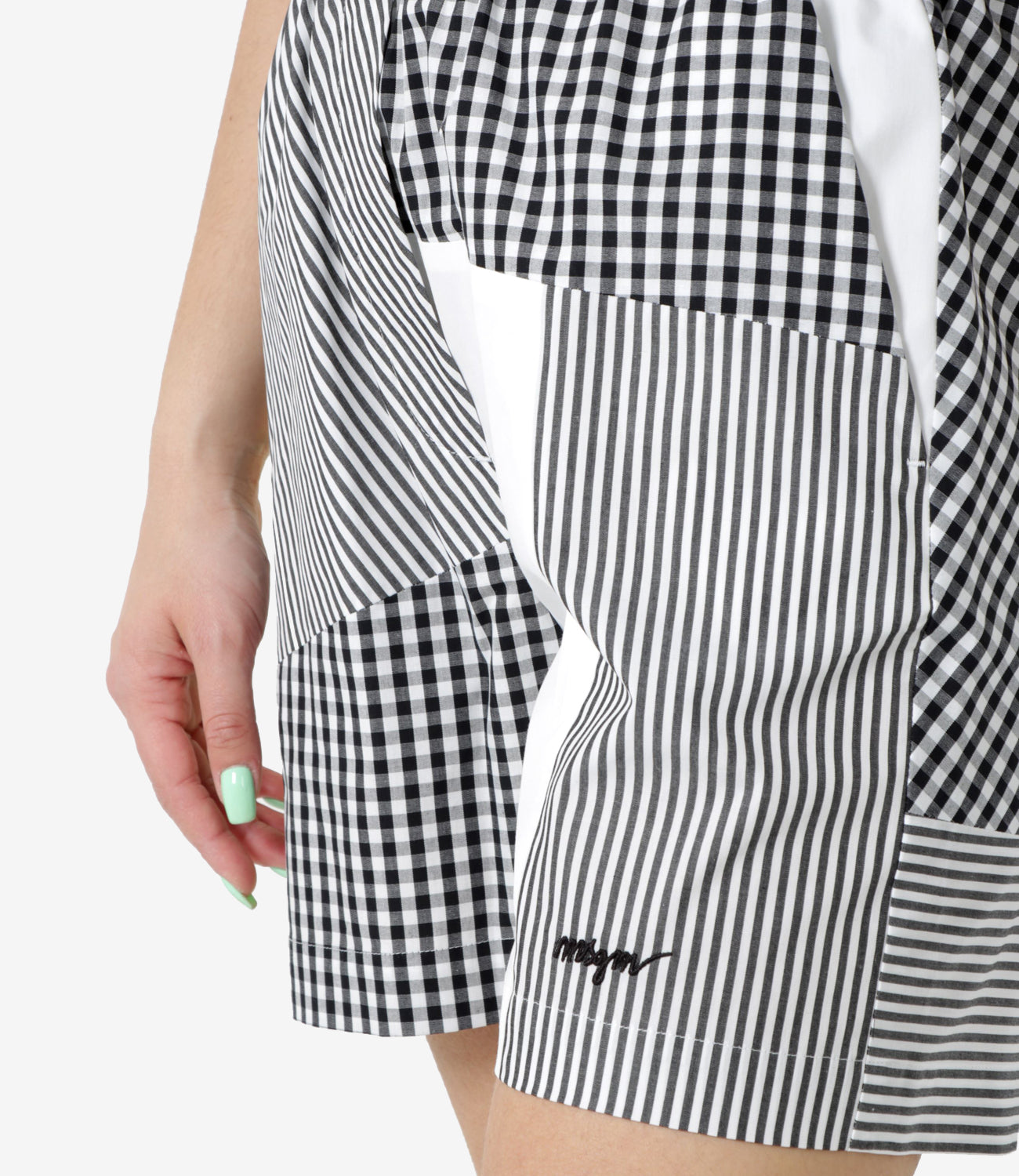 MSGM | Bermuda Bianco e Nero