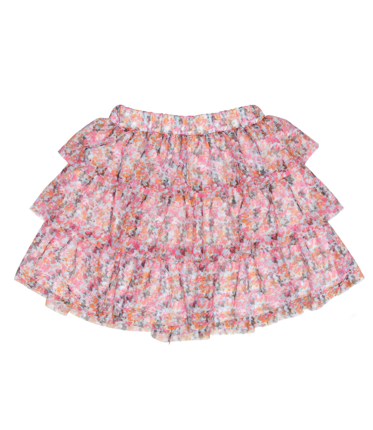 Philosophy di Lorenzo Serafini Kids | Pink and Orange Skirt