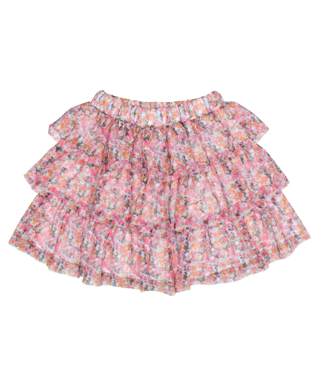 Philosophy di Lorenzo Serafini Kids | Pink and Orange Skirt