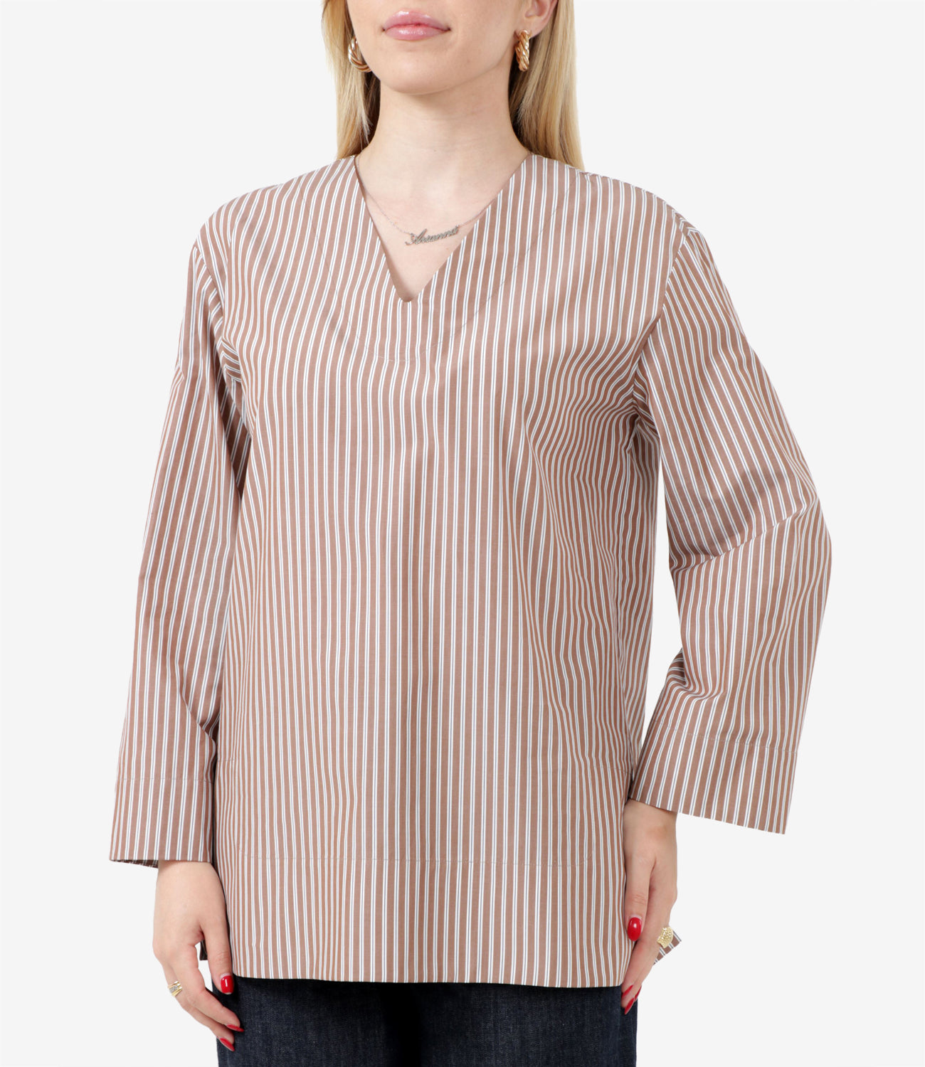 S Max Mara | Baiocco Brick Blouse