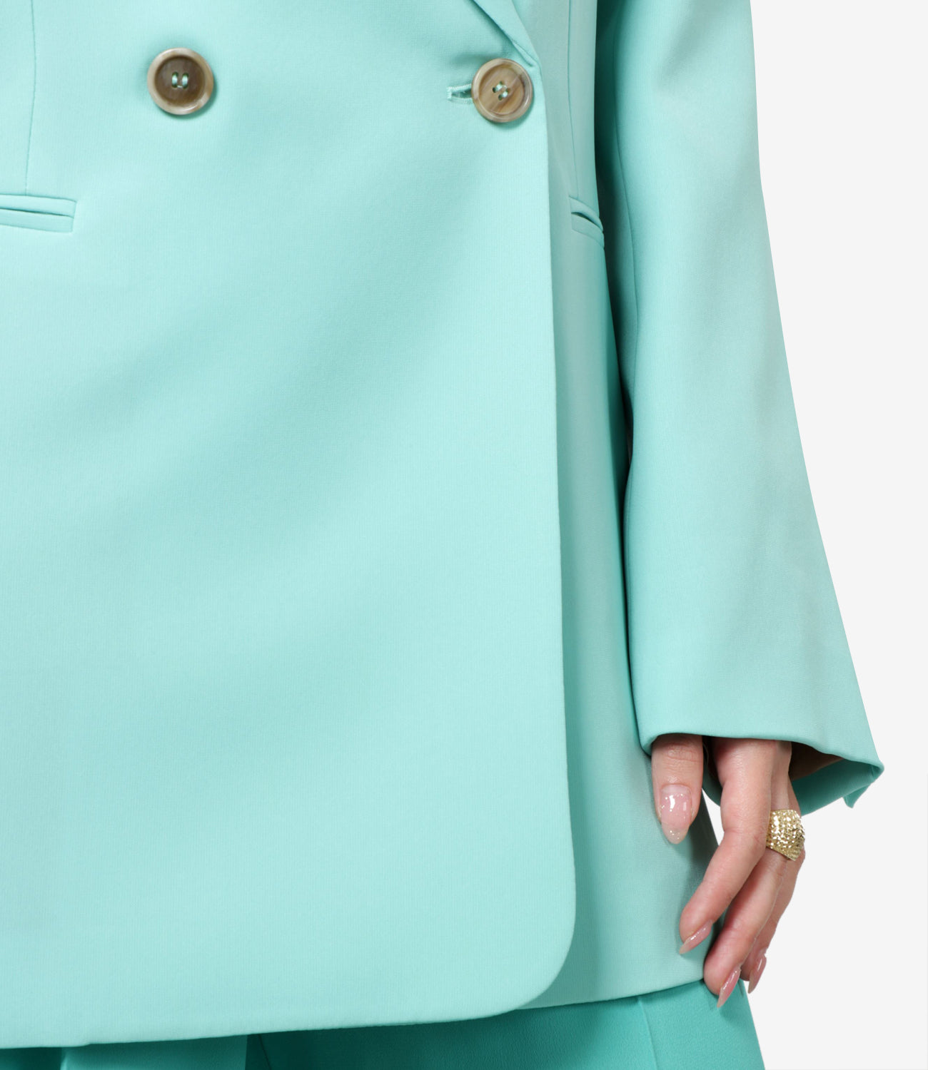 Semicouture | Giacca Celine Verde acqua