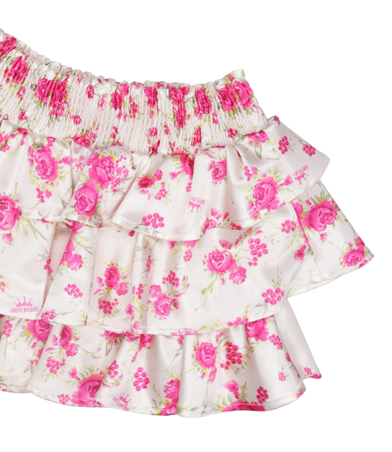 Aniye By Girl | Pink and White Skirt