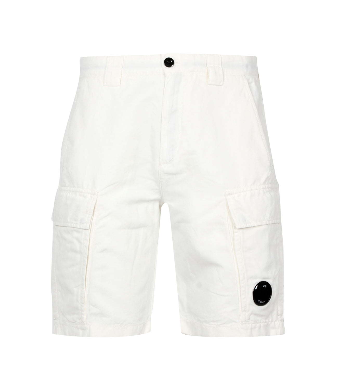 C.P. Company | Bermuda Linen cargo Bianco