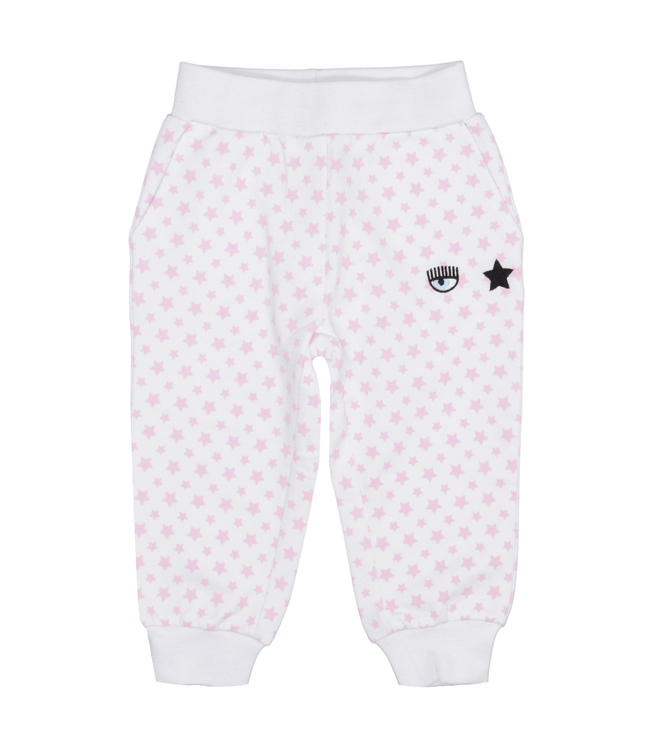 Chiara Ferragni Kids | Pink and White Sporty Pants