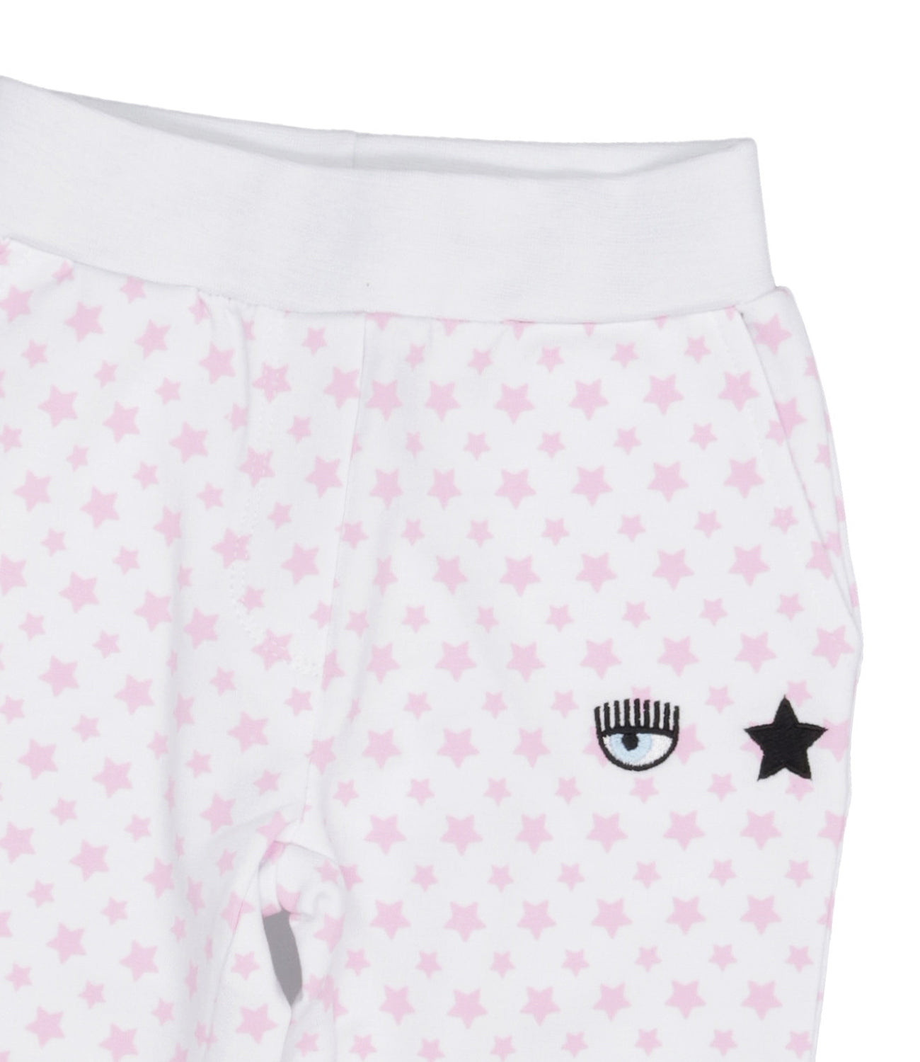 Chiara Ferragni Kids | Pink and White Sporty Pants