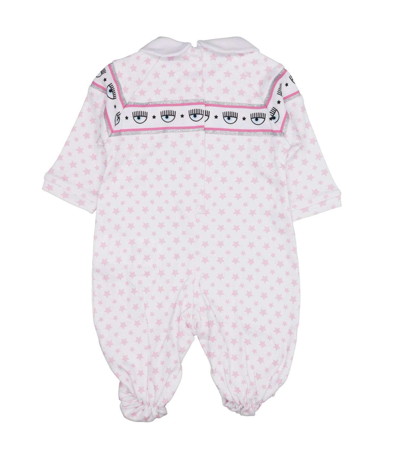 Chiara Ferragni Kids | White and Pink Jumpsuit