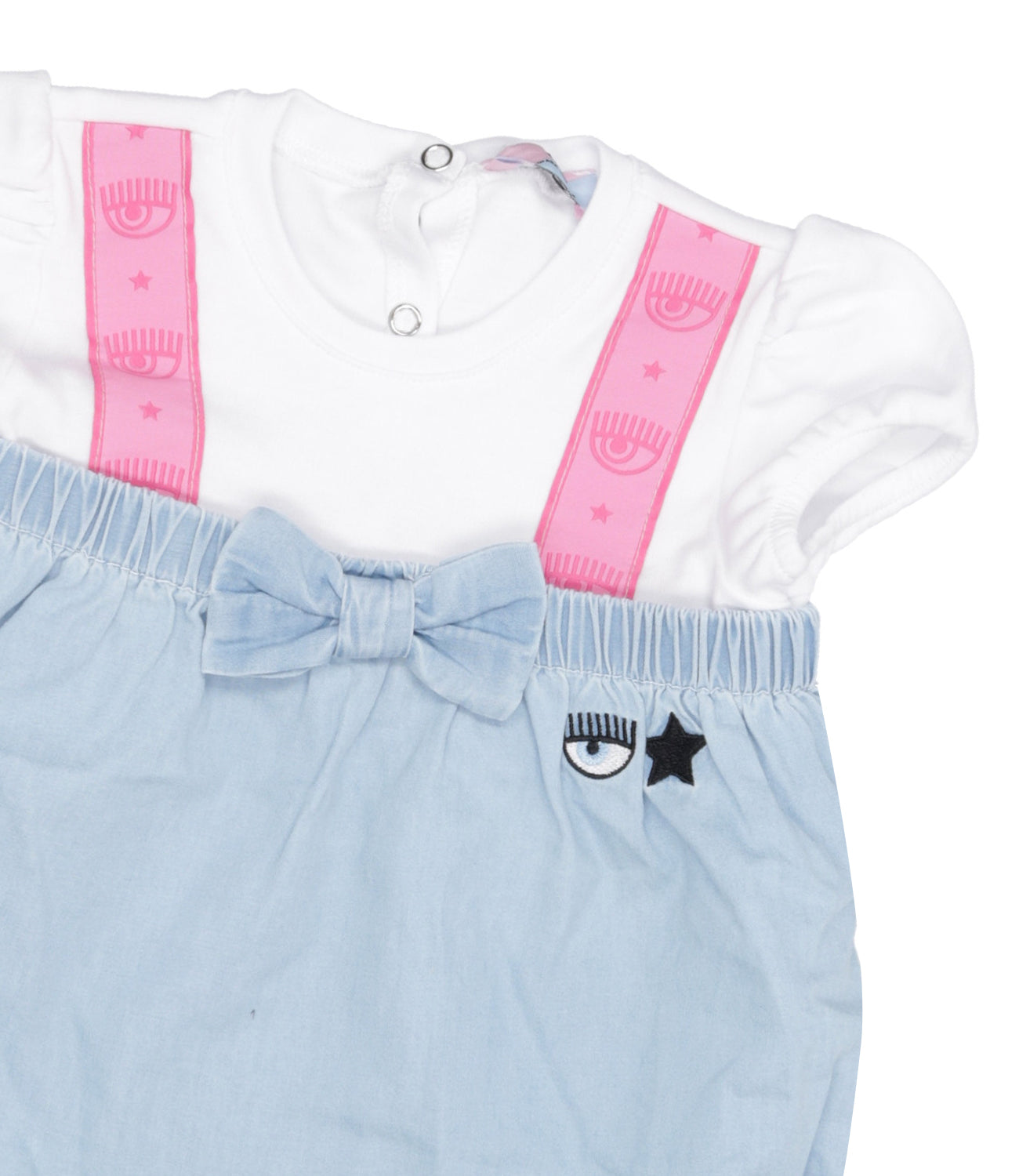 Chiara Ferragni Kids | Heavenly and White Romper