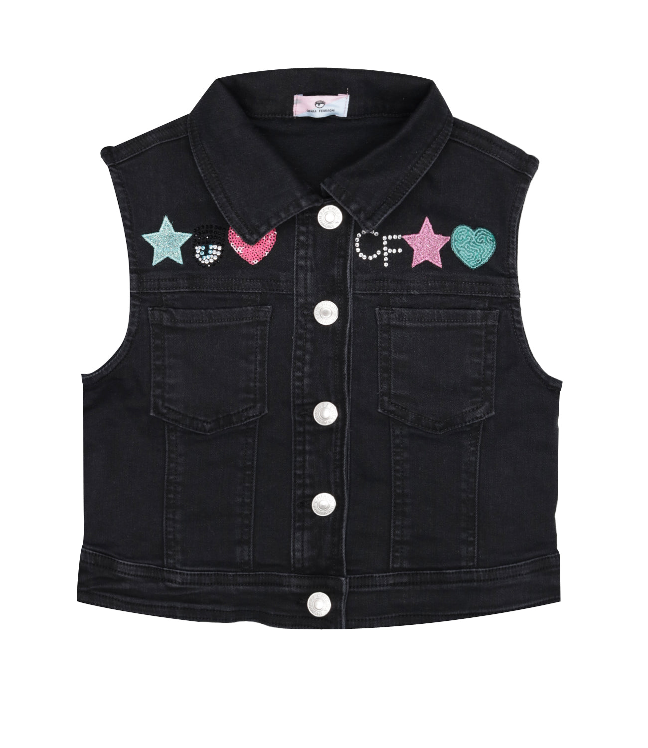 Chiara Ferragni Kids | Black Vest