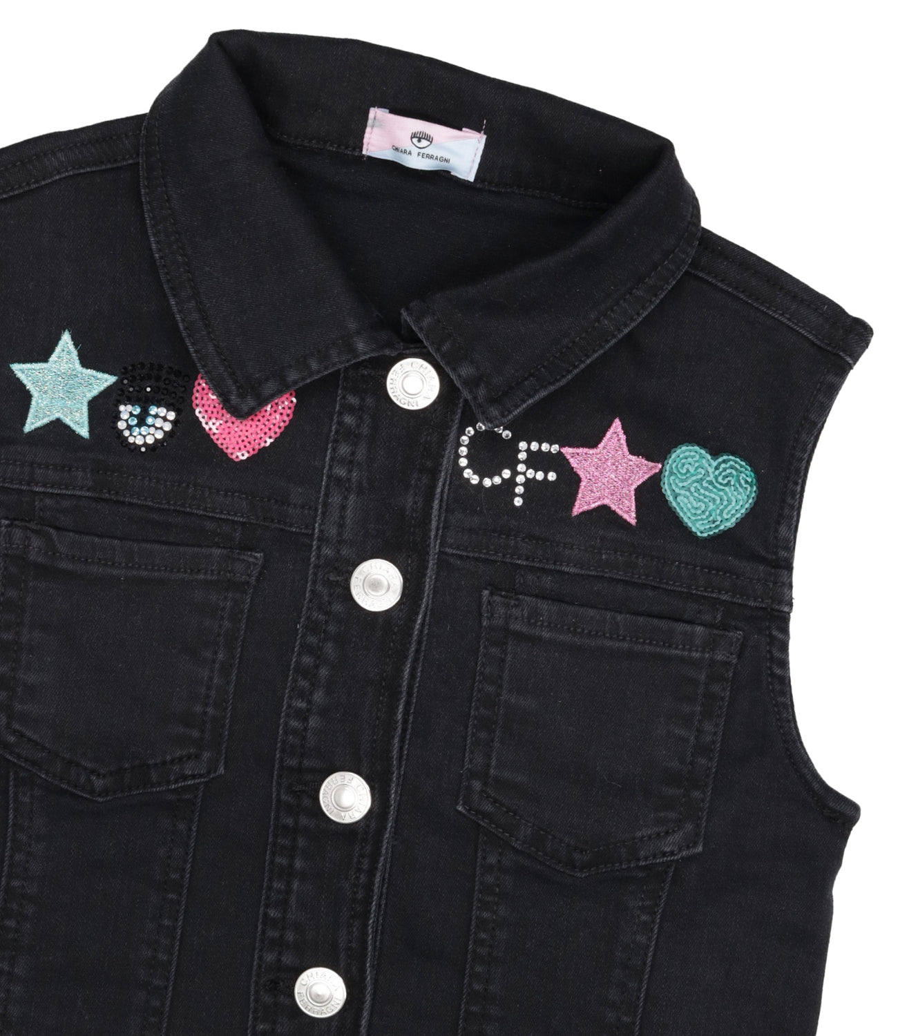 Chiara Ferragni Kids | Black Vest