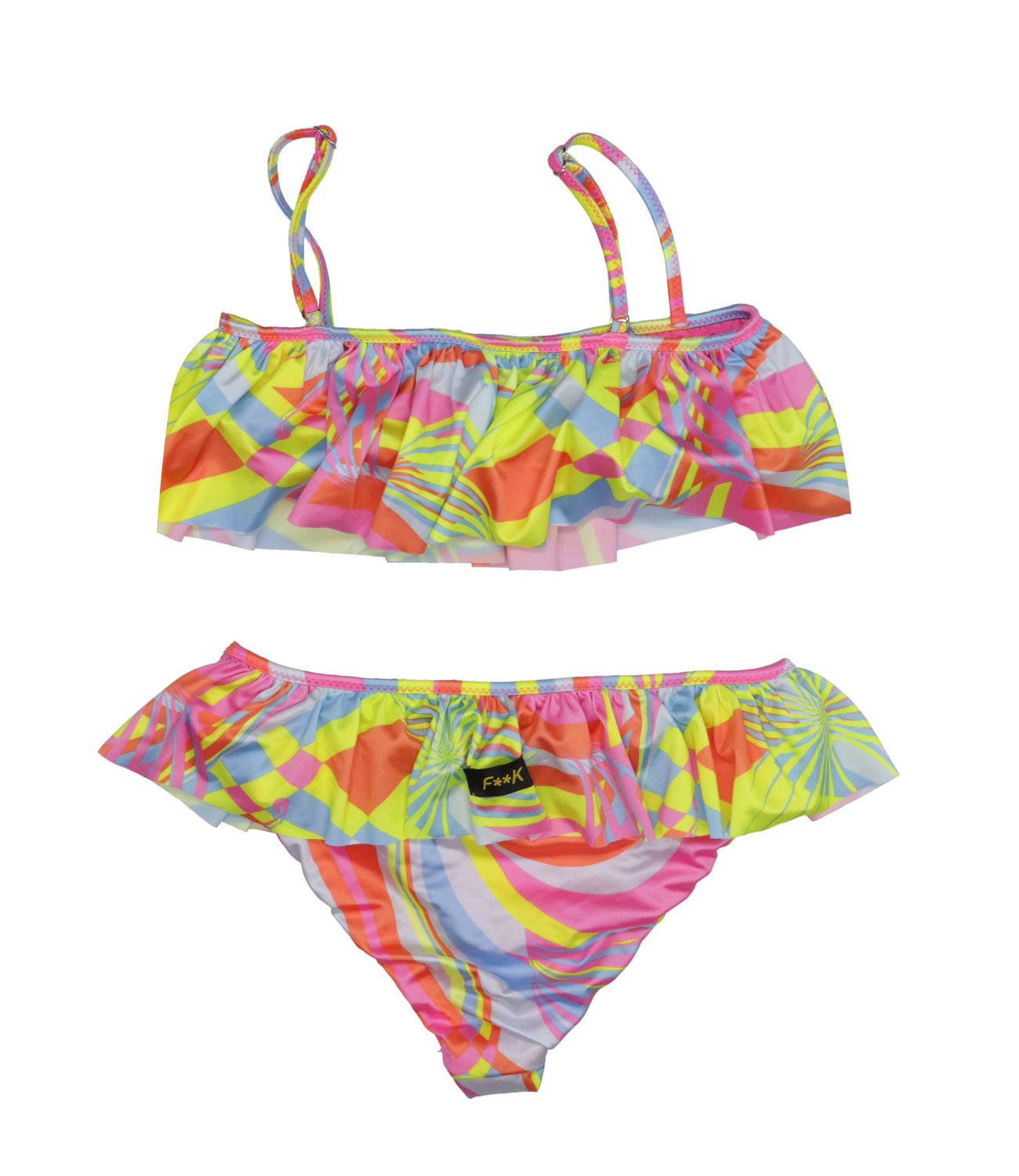 F**K Project Kids | Costume Bikini Top Giallo e Arancio
