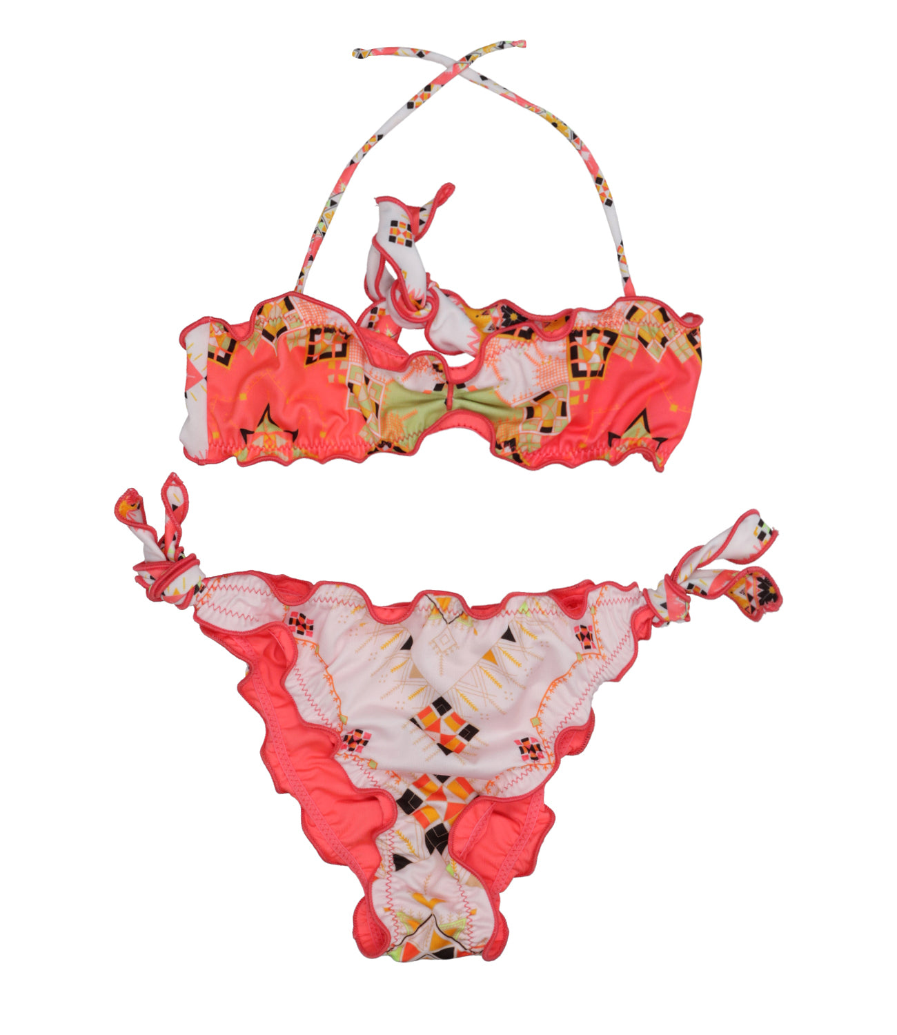 F**K Project Kids | Costume Bikini Fascia Arancio e Bianco