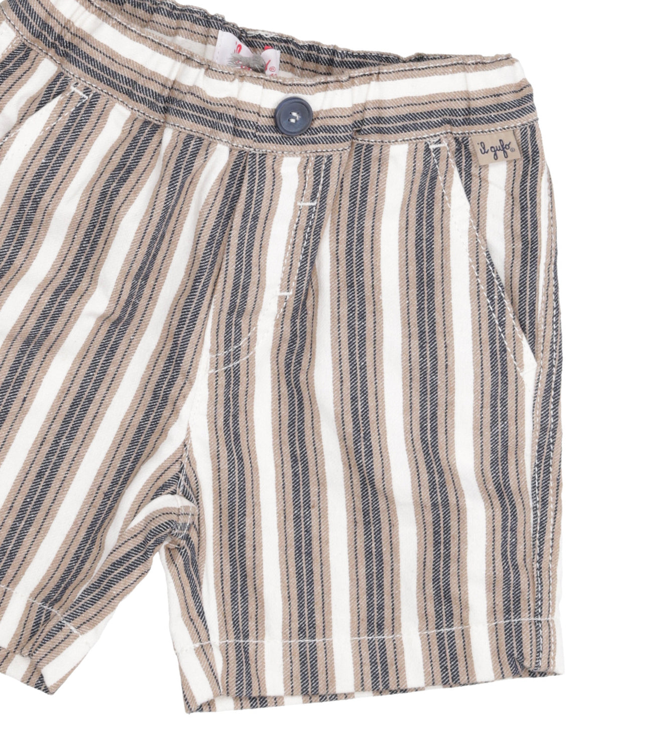 Il Gufo | Bermuda Blu e Beige
