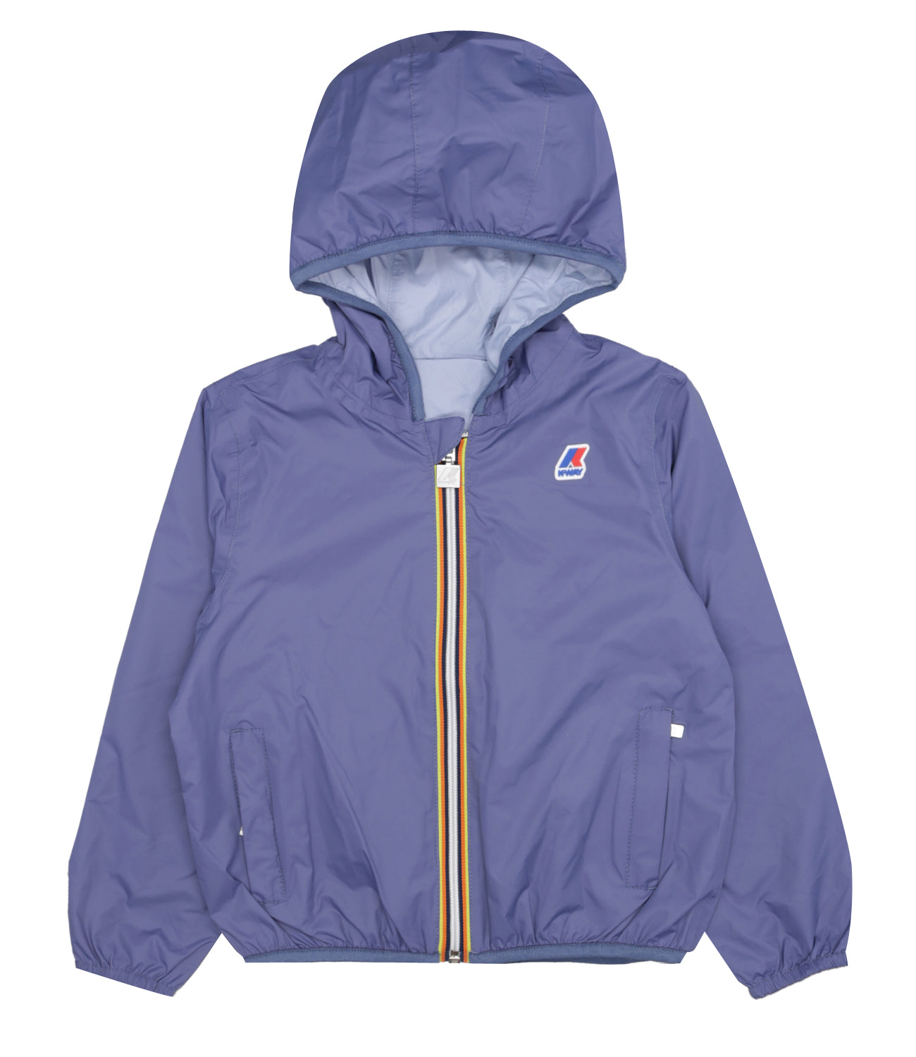 K-Way Kids | Giubbotto Jacques Plus 2 Reversibile Indaco e Azzurro