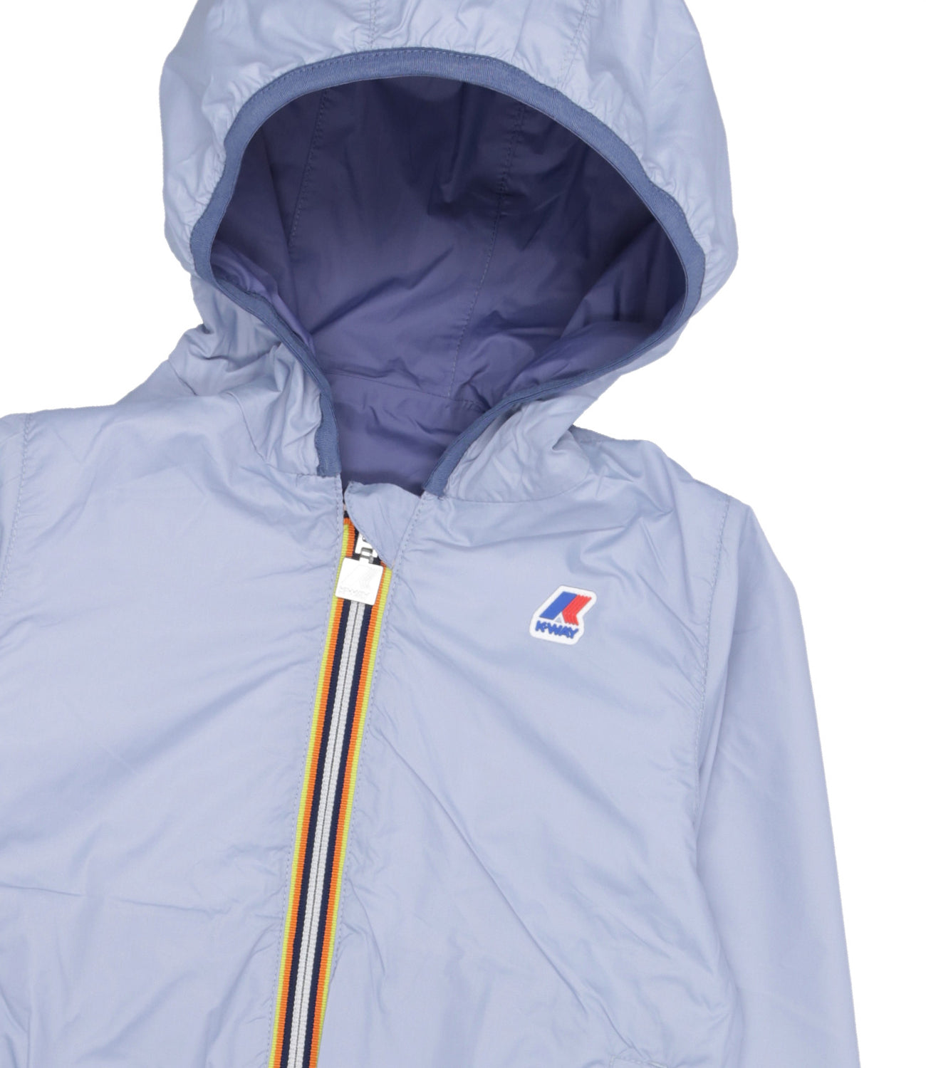 K-Way Kids | Giubbotto Jacques Plus 2 Reversibile Indaco e Azzurro