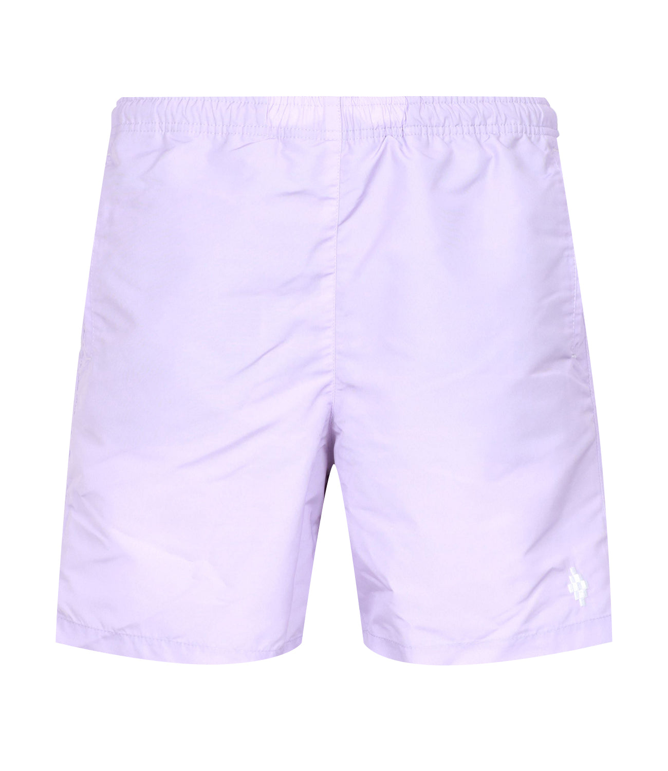 Marcelo Burlon | Costume Boxer Cross Swimming Lilla e Bianco