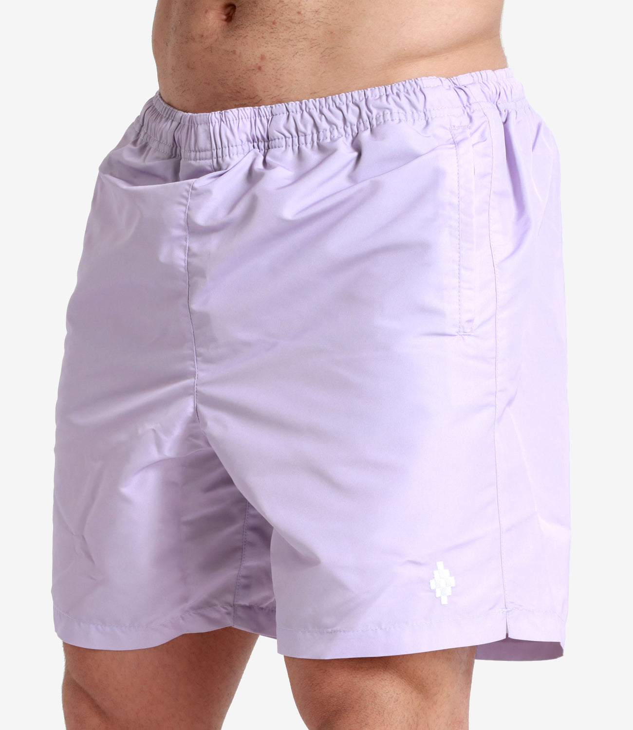 Marcelo Burlon | Boxer Cross Swimming Swimsuit Lilac and White