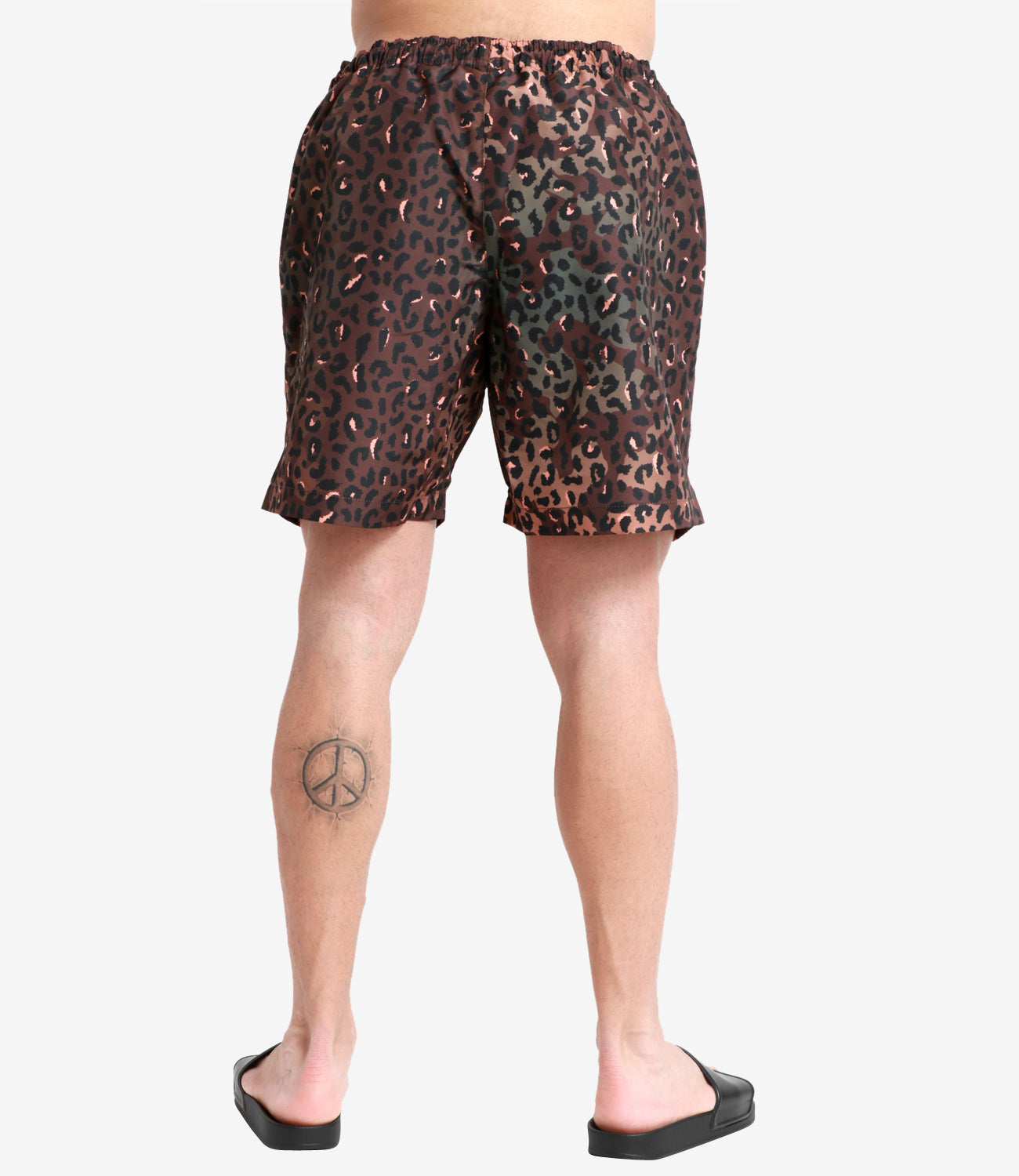 Marcelo Burlon | Boxer Swimsuit Animalier Swimming Brick and Orange